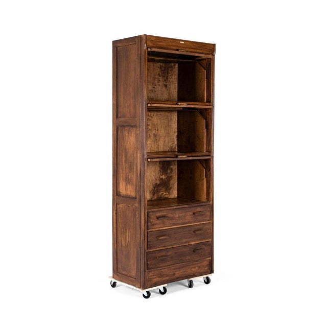 Tall Glazed Haberdashery Cabinet For Sale - Image 5 of 18
