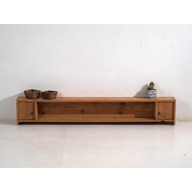 Antique Pine Low Sideboard For Sale - Image 9 of 11
