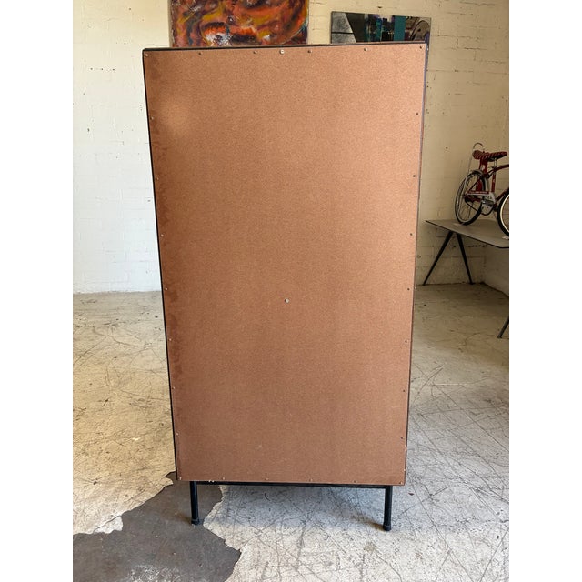 MCM Two Tone Armoire Cabinet by Willy Van Der Meeran for Tubax For Sale - Image 9 of 9