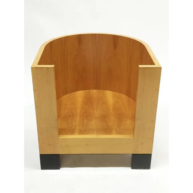 Wood Sfera Armchair by Oswald Mathias Ungers for Sawaya & Moroni, Italy, 1989 For Sale - Image 7 of 12