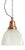 Antique Reclaimed Holophane Church Glass Pendant Light, 1940s For Sale