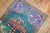 Vintage Zabihi Collection Turkish Anatolian Turquoise Rug - 2'10" x 4'8" For Sale In New York - Image 6 of 7