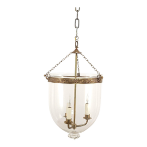 Large Vintage Bell Jar Lantern, Circa 1980