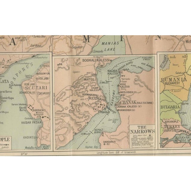 Black Daily Telegraph War Map, 1877 For Sale - Image 8 of 12