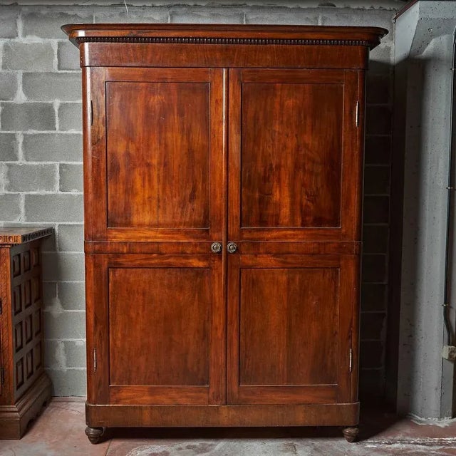 Wardrobe in Walnut, 1800s For Sale - Image 9 of 9