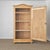 Dimensions:20"D x 39.5"W x 78.25"H Overall interior:17.25"D x 35.5"W x 71"H A beautifully proportioned antique English...