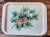 Great old midcentury winter time enamel tray. Fully functional but could also be used decoratively. No markers marks....