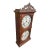 Antique Victorian Walnut Ithaca Double Dial Calendar Clock For Sale
