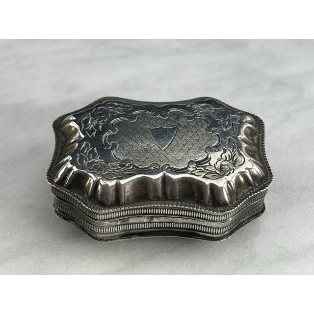 Silver Dutch Pillbox, 833 Silver, Circa 1865 For Sale - Image 8 of 11
