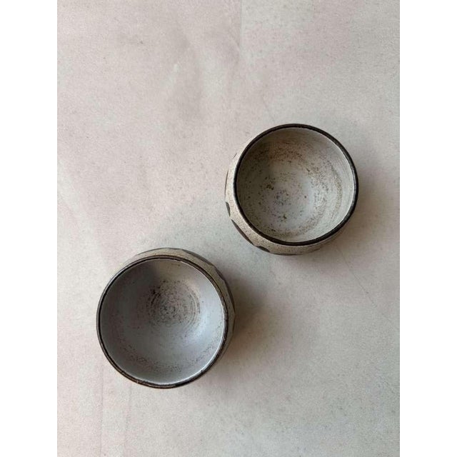 Mid-Century Modern Ceramic Bowl Set from Gabriel Fourmaintraux, 1950s, Set of 2 For Sale - Image 3 of 8
