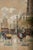 Wood Mid-Century Antonio DeVity Paris Street Scene Oil Painting, Signed & Stamped For Sale - Image 7 of 11