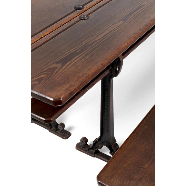 Black Set of Victorian Chapel Table & Bench For Sale - Image 8 of 15