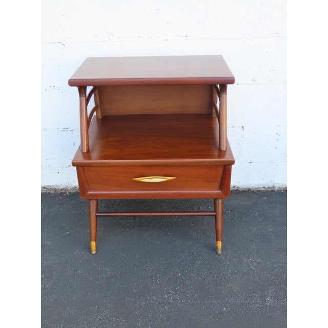 Kent Coffey Mid Century Modern Nightstands End Side Tables a Pair 6904 For Sale In Miami - Image 6 of 18