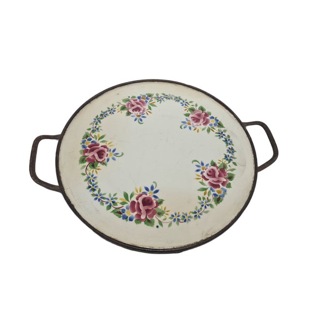 Art Nouveau Porcelain Tray, 1890s For Sale - Image 5 of 12