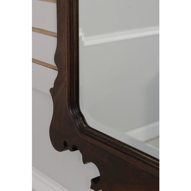 Drexel Heritage Mahogany Chippendale Triple Dresser With Mirror For Sale - Image 14 of 18
