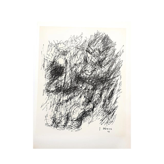 Jean bazaine - original lithograph 1956 dimensions: 38 x 28 cm revue dlm 10 ans d'éditions edition: maeghy ean bazaine is...