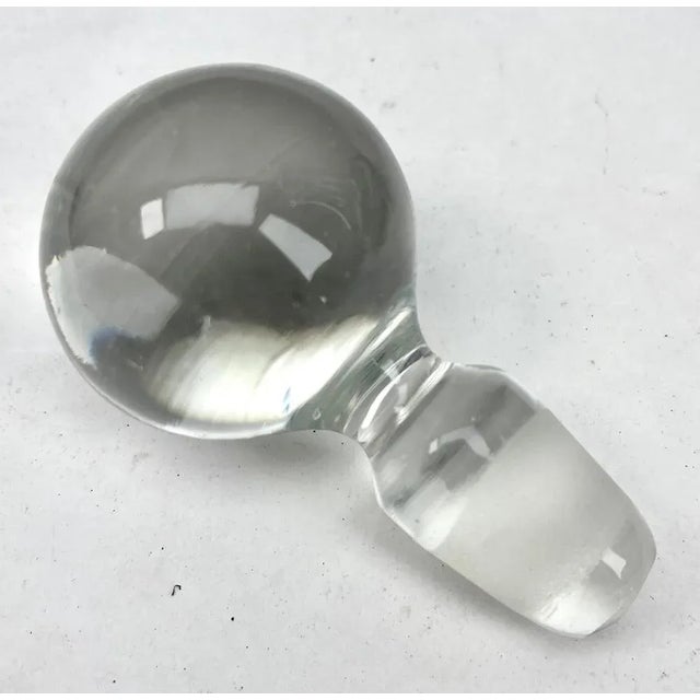 Glass Danish Decanter by Jacob E. Bang for Holmegaard, 1960s For Sale - Image 7 of 12