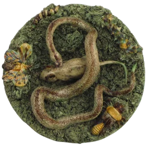 19th Century Victorian Majolica Palissy Portuguese Platter