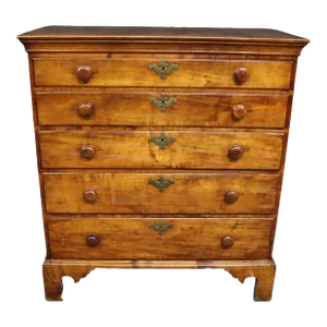 19th Century Tiger Maple Dresser