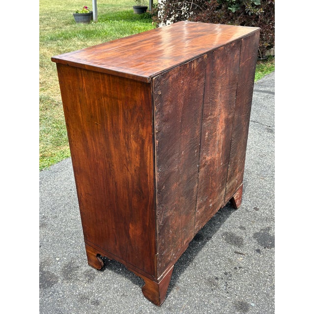 Mid 19th C. English "Two Over Three" Chest of Drawers - Highly Detailed, Original Brasses For Sale - Image 17 of 17