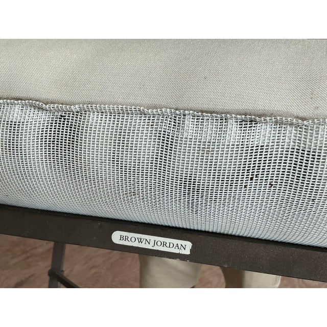 Coffee Vintage Regency Brown Jordan “Venetian” Lounge Chairs With Ottomans, 4 Pieces For Sale - Image 8 of 12