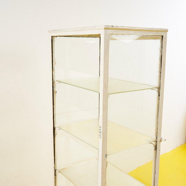 Vintage Medical Office Display Cabinet For Sale - Image 6 of 8