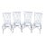 Vintage Iron Patio Garden Dining Chairs - Set of 4 For Sale