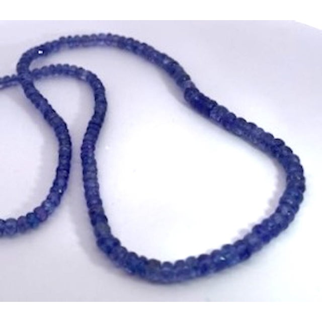 These beads come out of the United Kingdom and the color is exceptional. These beads are on a silver chain with a bead...