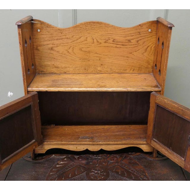 Late 19th Century Arts and Crafts Wall Cabinet, 1890 For Sale - Image 5 of 7