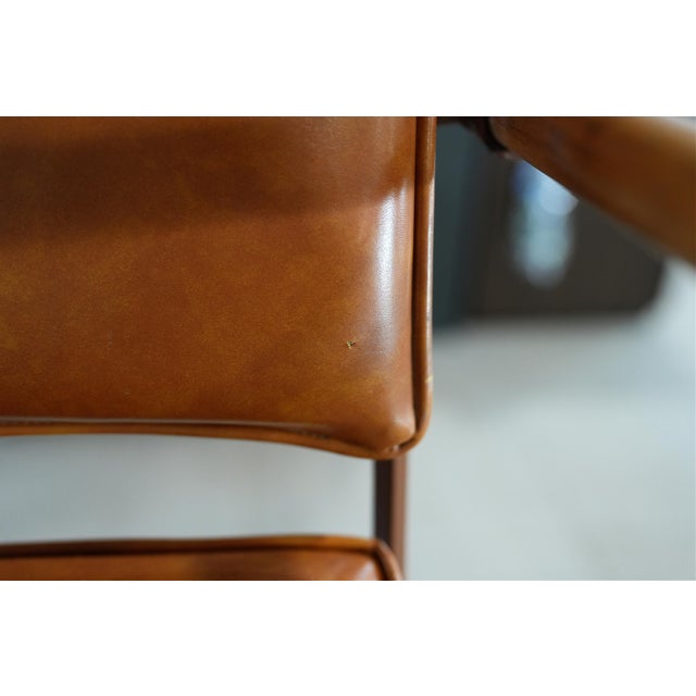 Metal 1970s X-Frame Bar Stools – Attributed To Cleo Baldon for Terra of California Pair For Sale - Image 7 of 14