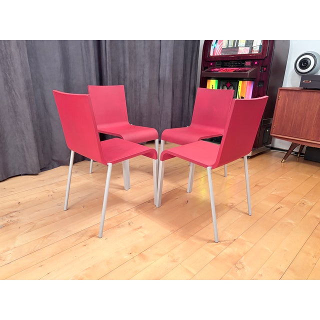 Model .03 Stackable Chairs by Maarten van Severen for Vitra, Switzerland, 2011, Set of 4 For Sale - Image 11 of 18