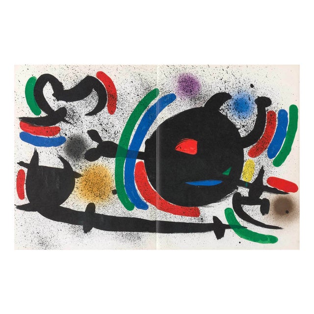 Joan Miró, Litografía original IX, 1972, Lithograph For Sale