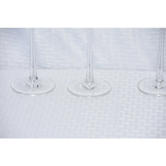 1990s 1990s Michael Graves Design for Dansk Cirrus Bee Hive Champagne Flutes- Set of 4 For Sale - Image 5 of 6