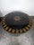 Regency Style Round Dining Table in Black Lacquer For Sale - Image 6 of 13
