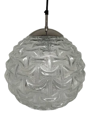 Glass Globe Pendant Lamp from Doria Leuchten, 1960s