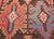 Early 20th Century Antique Caucasian Kazak Kilim, Handwoven Wool, Geometric Design, Terracotta & Turquoise, 6x11 For Sale - Image 5 of 18