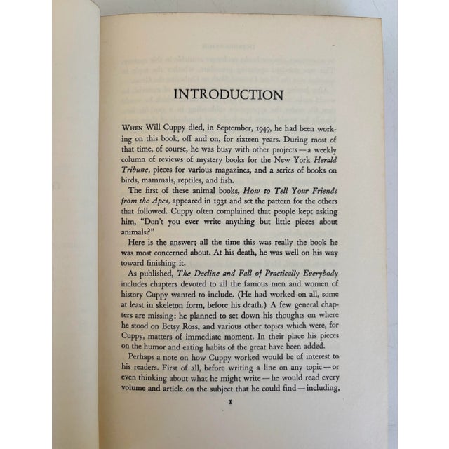 The Decline and Fall of Practically Everybody 13th Printing July 1958 by Will Cuppy Rare Book For Sale - Image 10 of 12