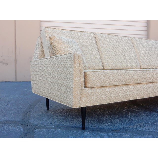 Mid-Century Modern Architectural 1950's Mid Century Modern Sofa For Sale - Image 3 of 8