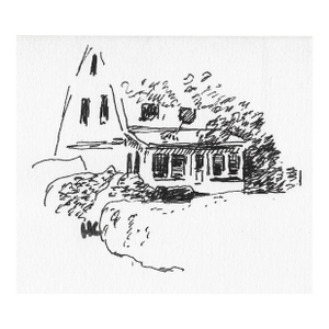 1970s Hayward Cirker House Drawing