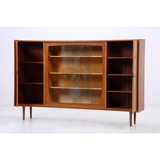 1960s Mid-Century Display Cabinet with Sliding Glass Doors, 1960s For Sale - Image 5 of 18