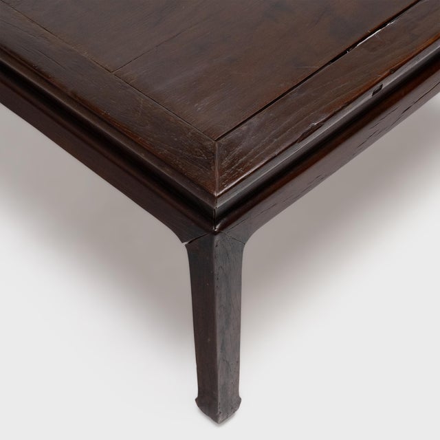 Late 19th Century Chinese Low Square Poet's Table, 19th Century For Sale - Image 5 of 5