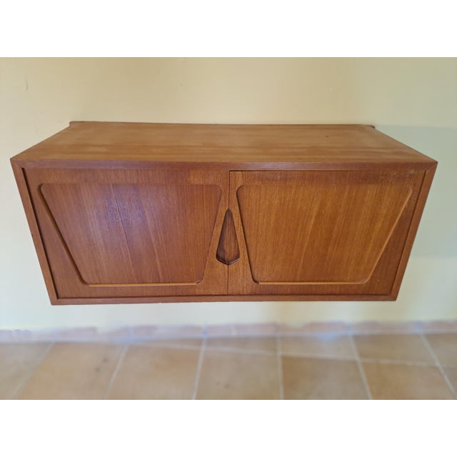 Rival Wall-Mounted Teak Storage Unit, 1960s For Sale - Image 15 of 18
