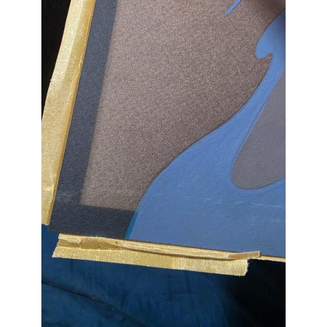 Slate Gray 1970s Robert Redbird Signed "Peyote Chief" 1979 20"x 25" Lithograph Read For Sale - Image 8 of 18