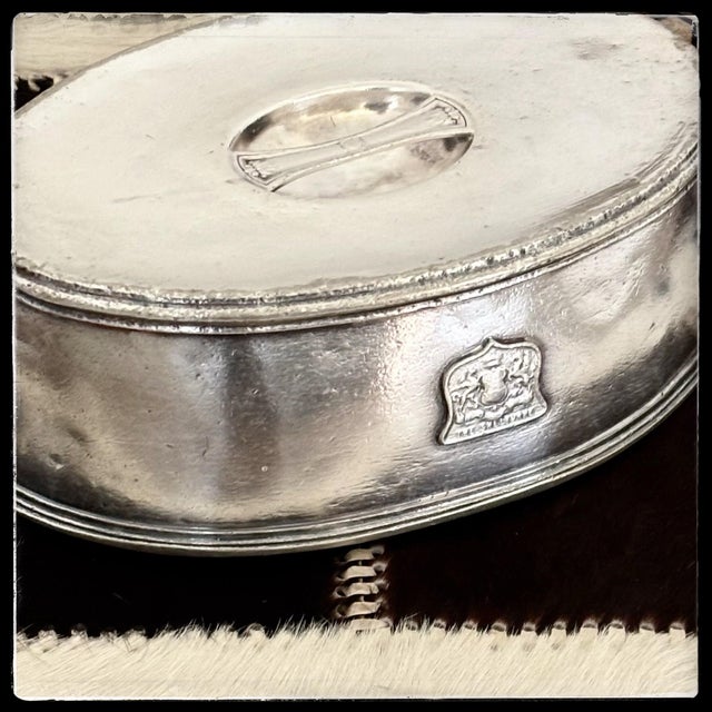 English Antique Wallace Silver Platter Lid the Shelburne Hotel Atlantic City For Sale - Image 3 of 8