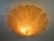 Flower Ceiling Lamp Murano Art Glass in Golden Powder from Barovier, 1990s For Sale - Image 6 of 12