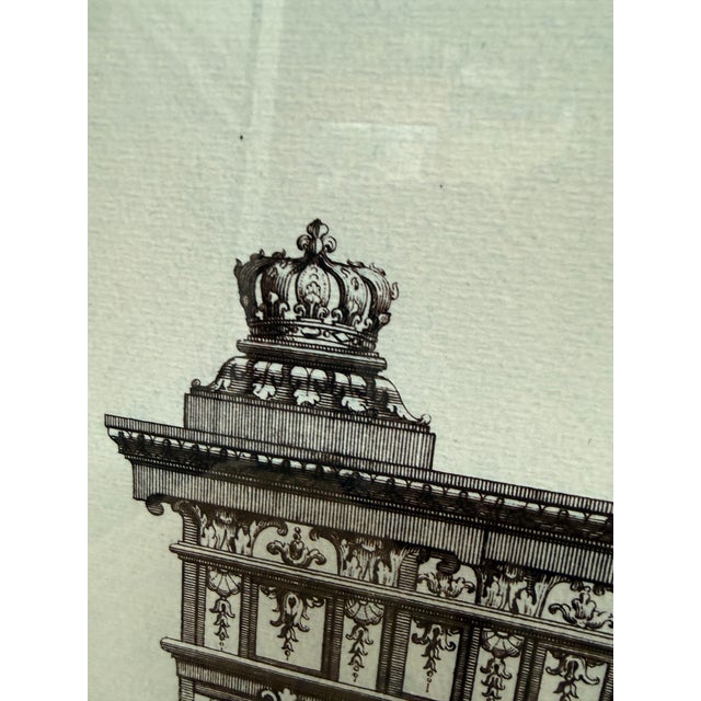 Soicher Marin Jean Berain the Elder Style Architectural Engravings, Set of Two For Sale - Image 9 of 12