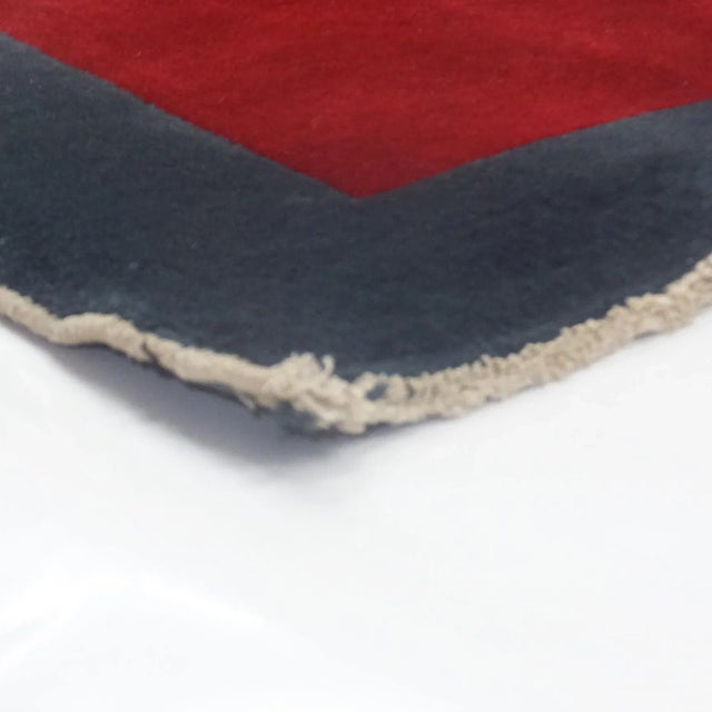 Vintage Art Deco Chinese Rug - 8'9" X 11'4" For Sale - Image 4 of 4