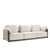 Contemporary Dodo White Three-Seater Sofa by Stefano Giovannoni For Sale - Image 3 of 5