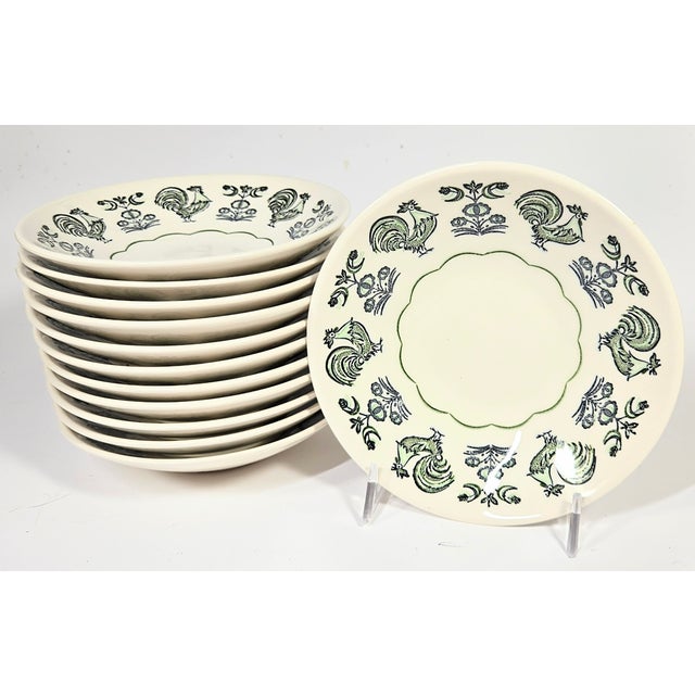 Mid-Century Rooster Dessert Bowls- Set of Twelve For Sale - Image 13 of 13