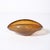 Amber Mid-Century Hand-Blown Murano Amber Bullicante Glass Dish W/ 24kt Gold Flecks For Sale - Image 8 of 14